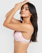 La Senza Obvious Lightly Lined Full Coverage Bra Lilac / 34B